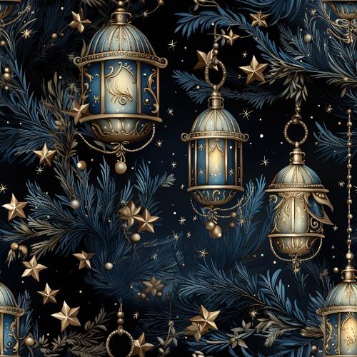 Lanterns and Star Garland