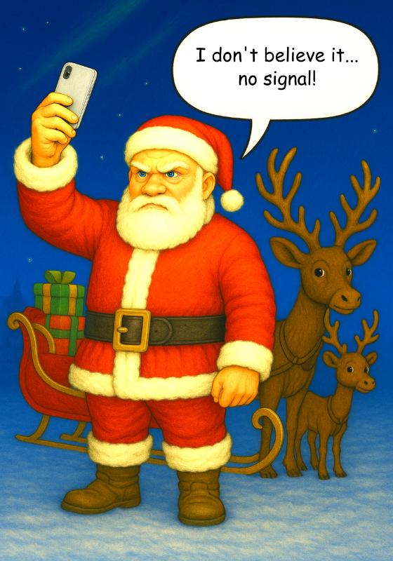 Santa's Signal Struggle