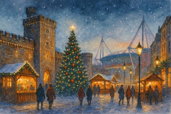 Christmas Market at Cardiff Castle