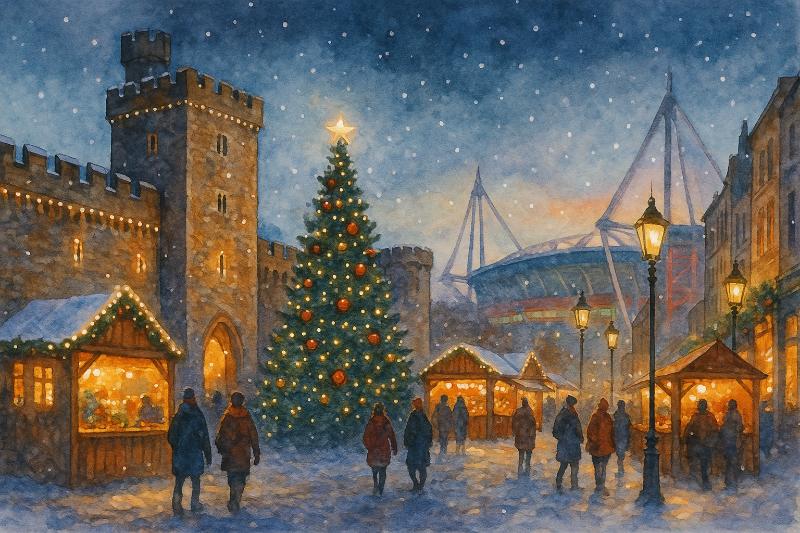 Christmas Market at Cardiff Castle