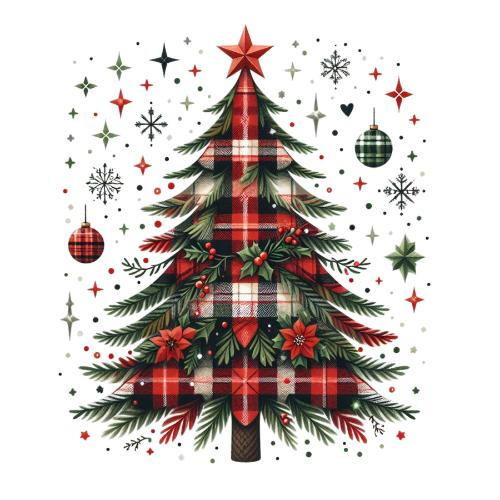 Plaid Christmas Tree