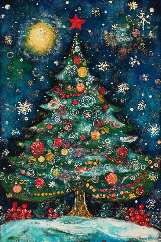 Whimsical Christmas Tree