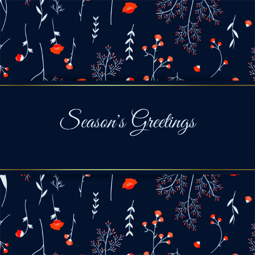 Stylish Floral Greetings