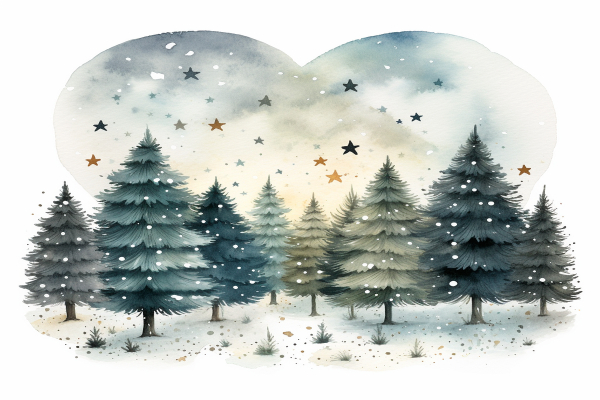 Watercolour Forest