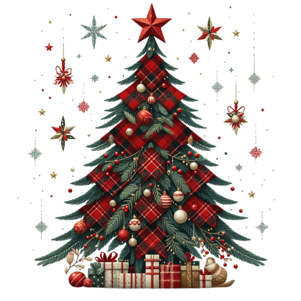 Presents Under Tartan Tree