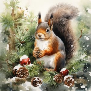 Festive Squirrel