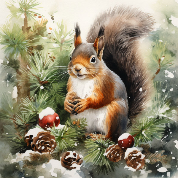 Festive Squirrel