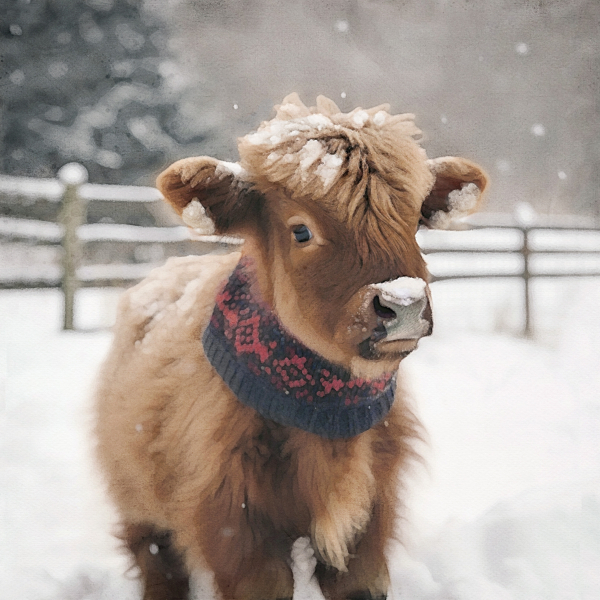 Fluffy Calf